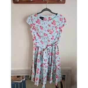 Chicanary Floral Fit & Flare Dress, NWT - Size Medium